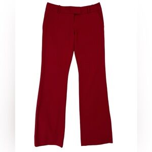 The Limited Drew Fit Red Slim Straight Dress Pants Women’s Size 4 Stretch